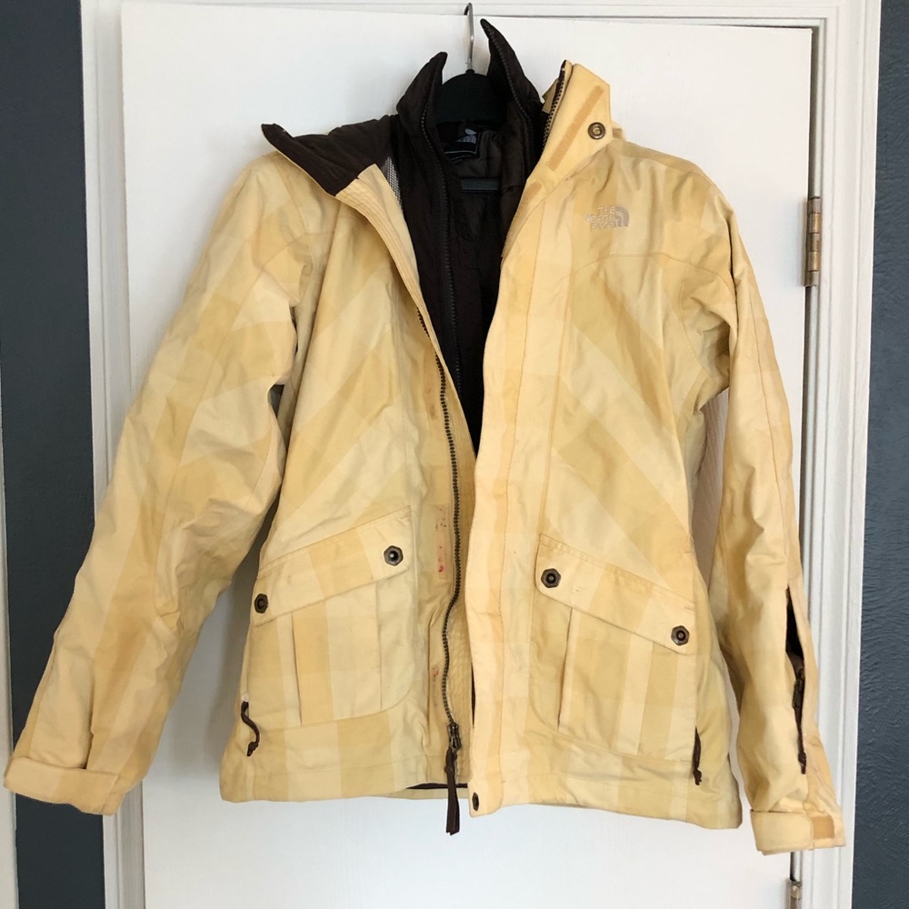 North Face Ski Coat with Removable Inside